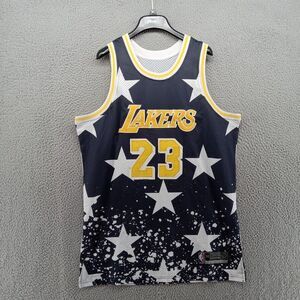 Lebron James Jersey Mens‎ 52 Gray Stars Patriotic Alternate Nike Swingman NBA